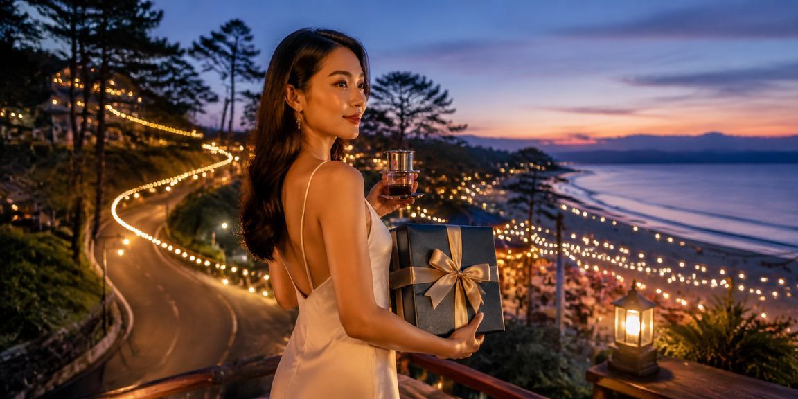 Người chơi cá cược thể thao tại Đà Lạt qua thiết bị di động bên ly cà phê