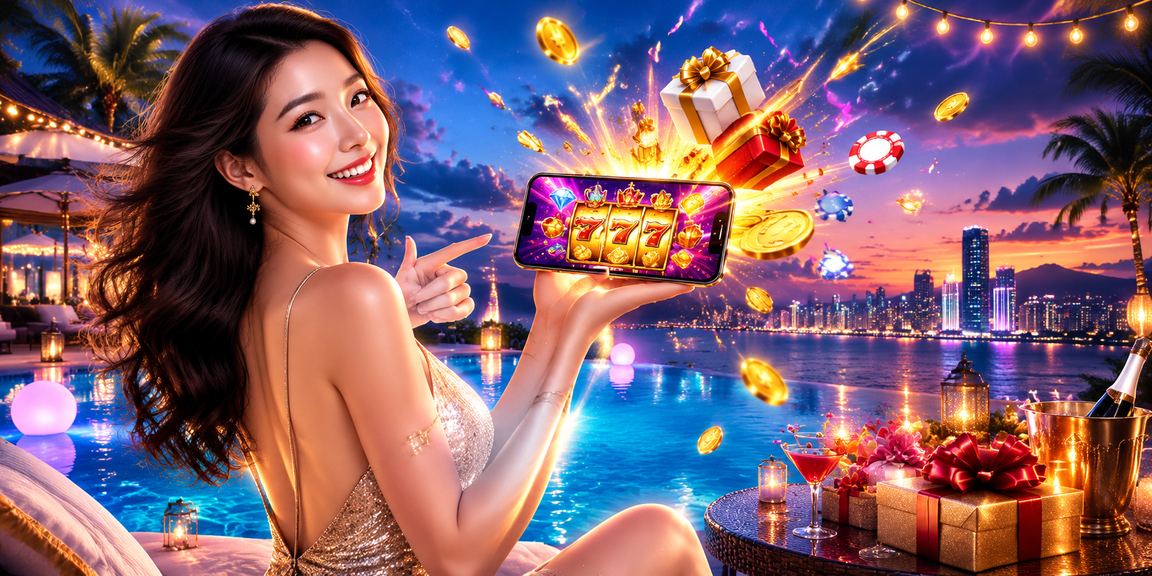Người dùng thư giãn tại bãi biển Nha Trang với trò chơi và giải trí trực tuyến